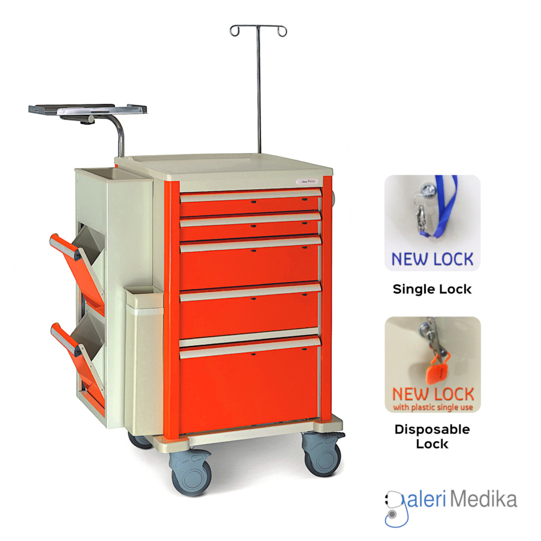 Troli Darurat Acare EC-500P Emergency Cart