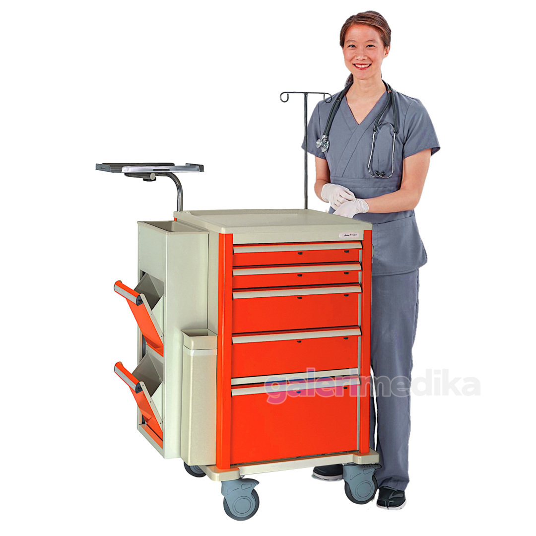 Troli Darurat Acare EC-500P Emergency Cart