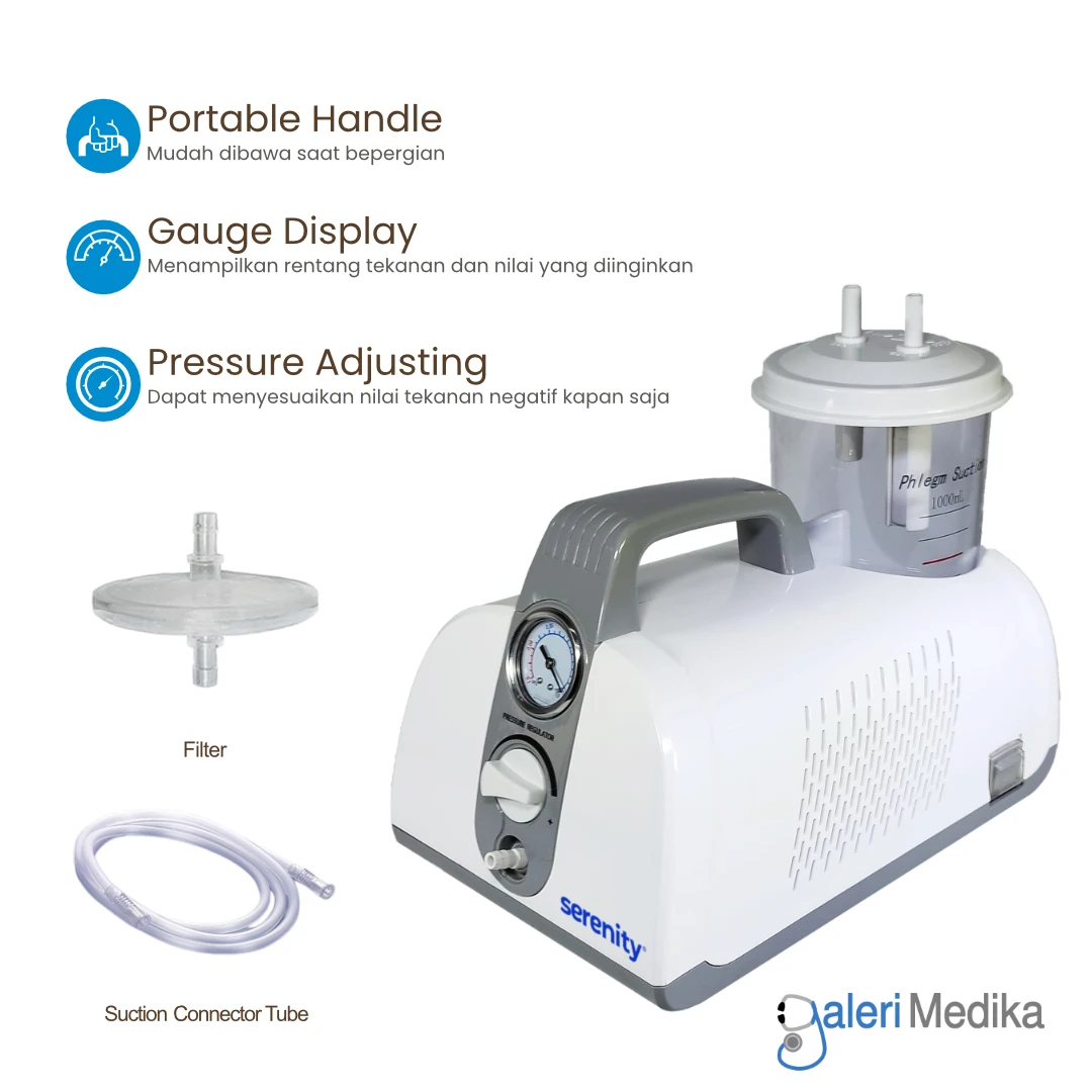 Suction Pump PORTABLE Serenity SU-510 Alat Hisap Serbaguna