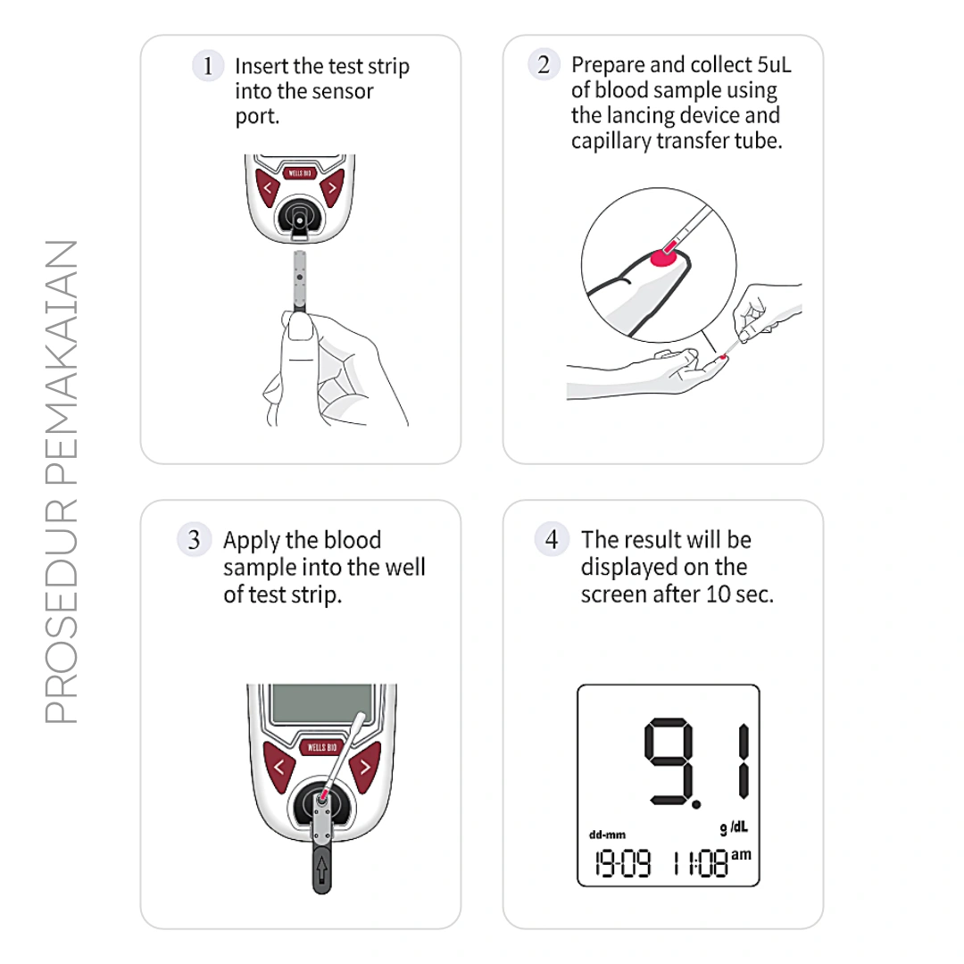 Alat Cek Hb Hemoglobin CareStart Hb1 Analyzer Untuk Anemia