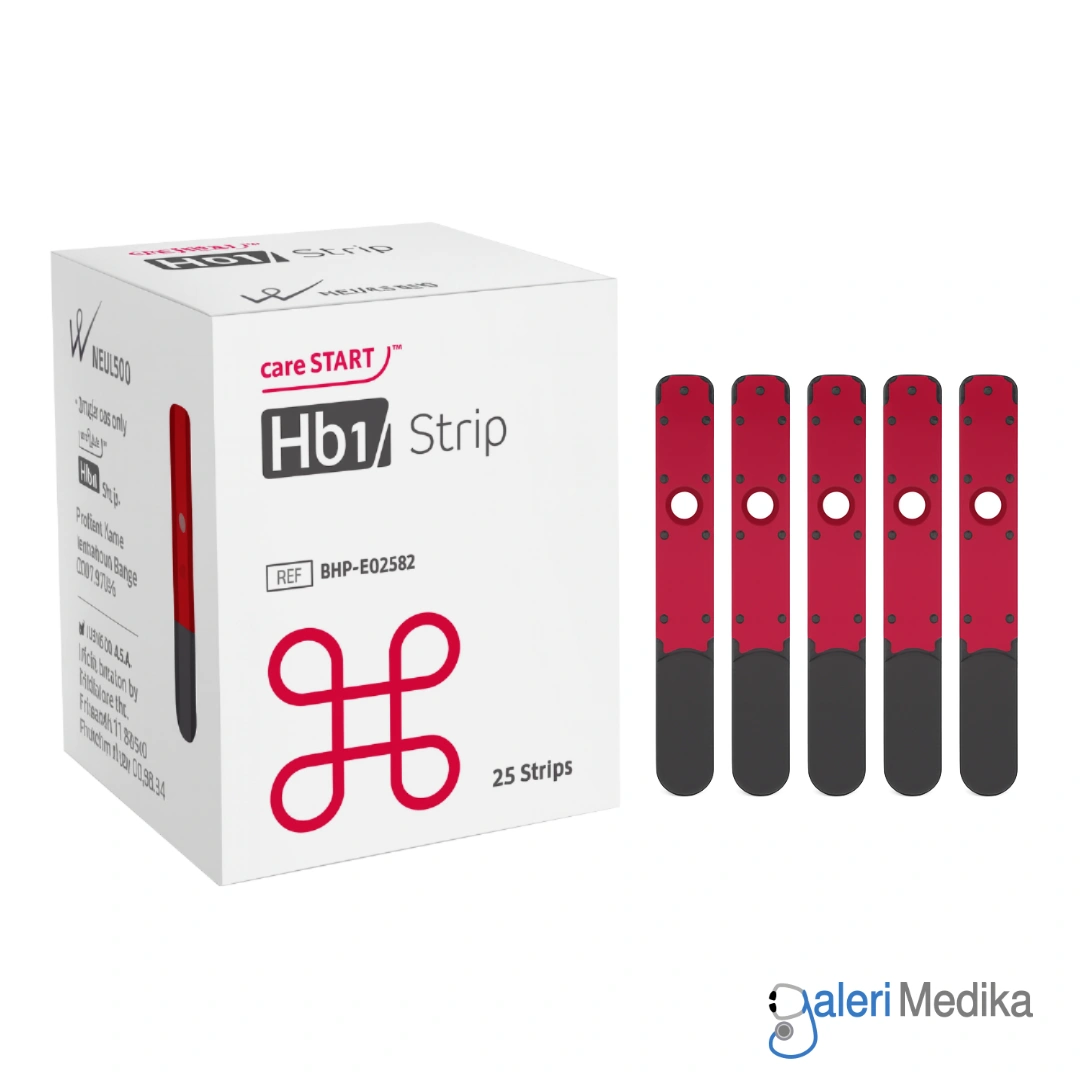 Strip Hb Hemoglobin CareStart Hb1 Analyzer Isi 25 pcs Strip Hb Hemoglobin CareStart Hb1 Analyzer Isi 25 pcs