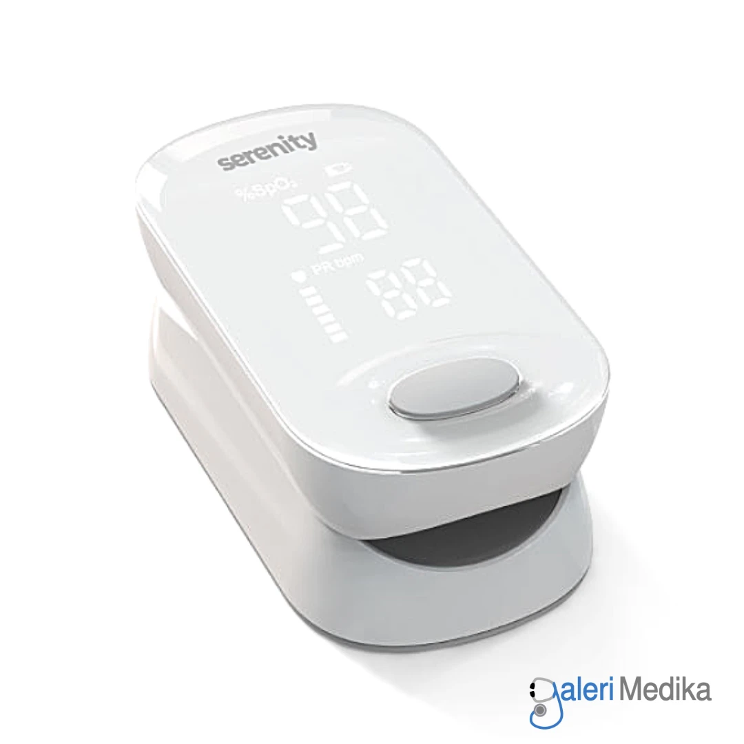 Pulse Oximeter Serenity OX-48 Alat Saturasi Oksigen SpO2 & PR + LED Display