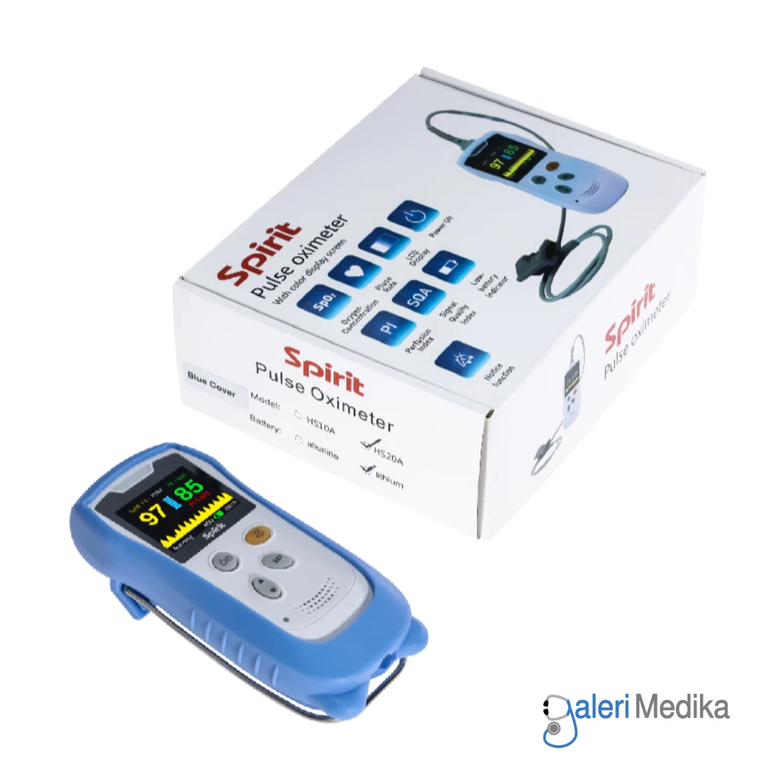 SPIRIT Handheld Pulse Oximeter SpO2 & PR Real-Time Monitoring HS20A