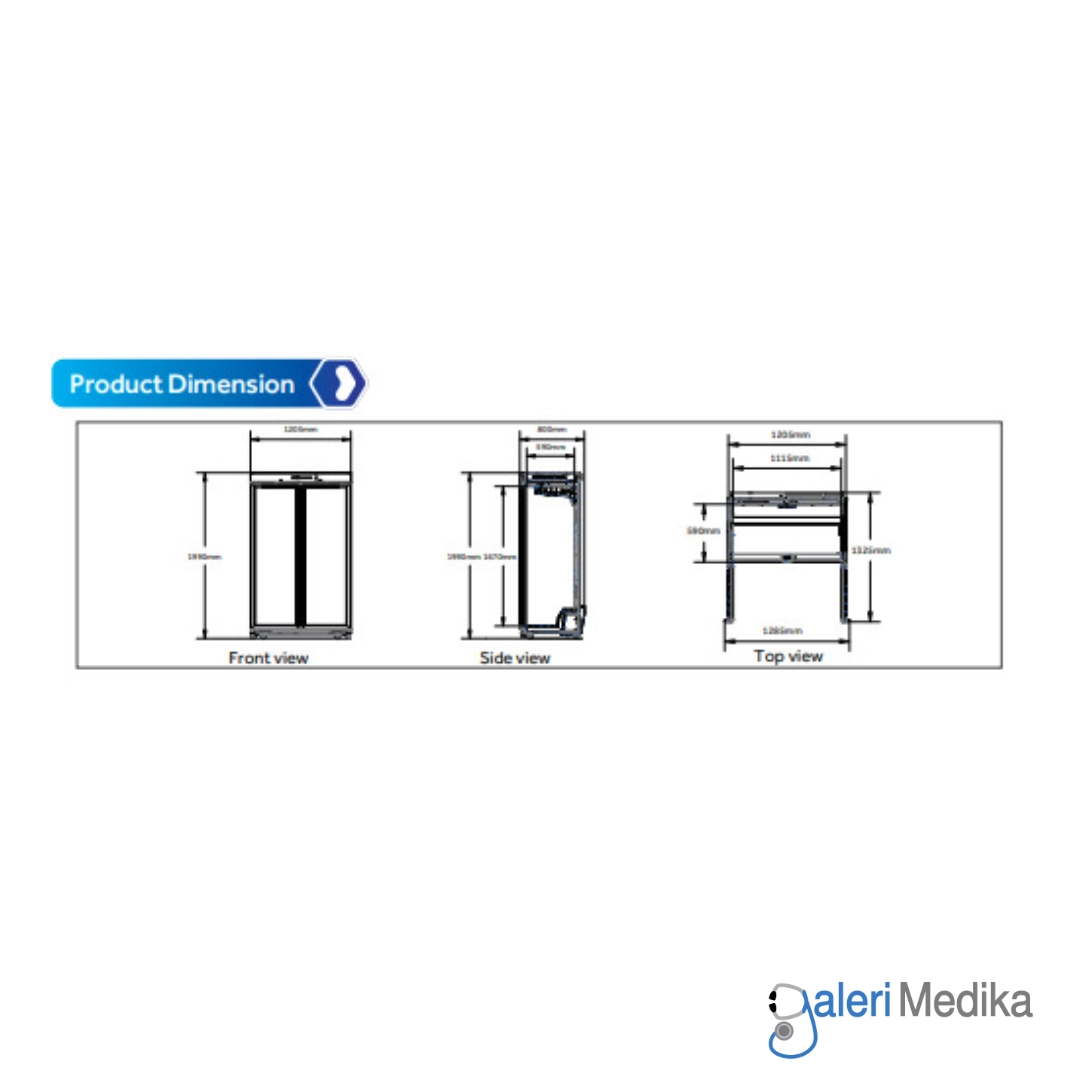 Kulkas Farmasi 1031 Liter Haier HYC-1031GD Pharmaceutical Refrigerator Double Glass Door Kulkas Farmasi 1031 Liter Haier HYC-1031GD Pharmaceutical Refrigerator Double Glass Door