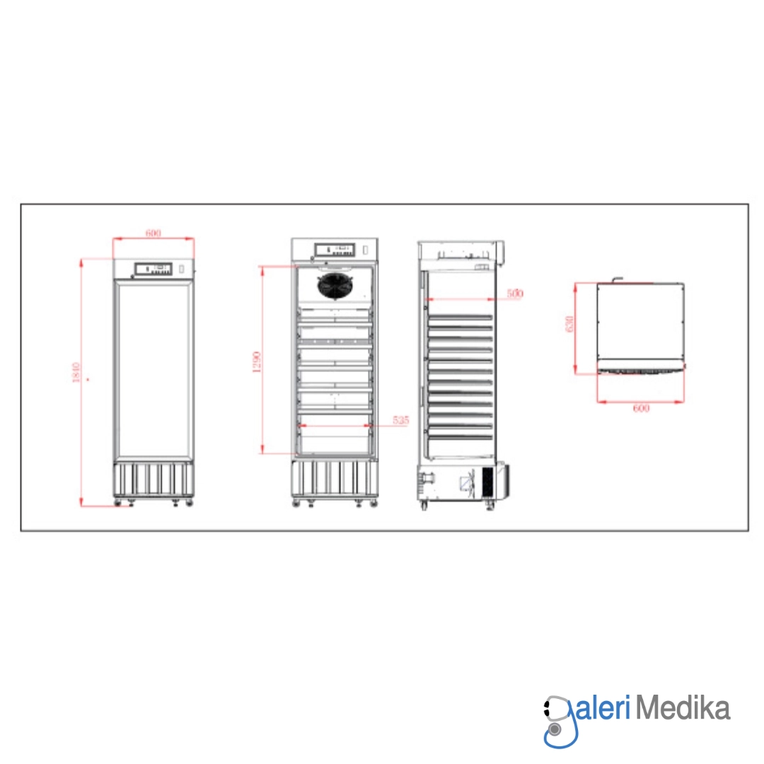 Kulkas Farmasi 309 Liter Haier HYC-309 Pharmaceutical Refrigerator Single Door Kulkas Farmasi 309 Liter Haier HYC-309 Pharmaceutical Refrigerator Single Door