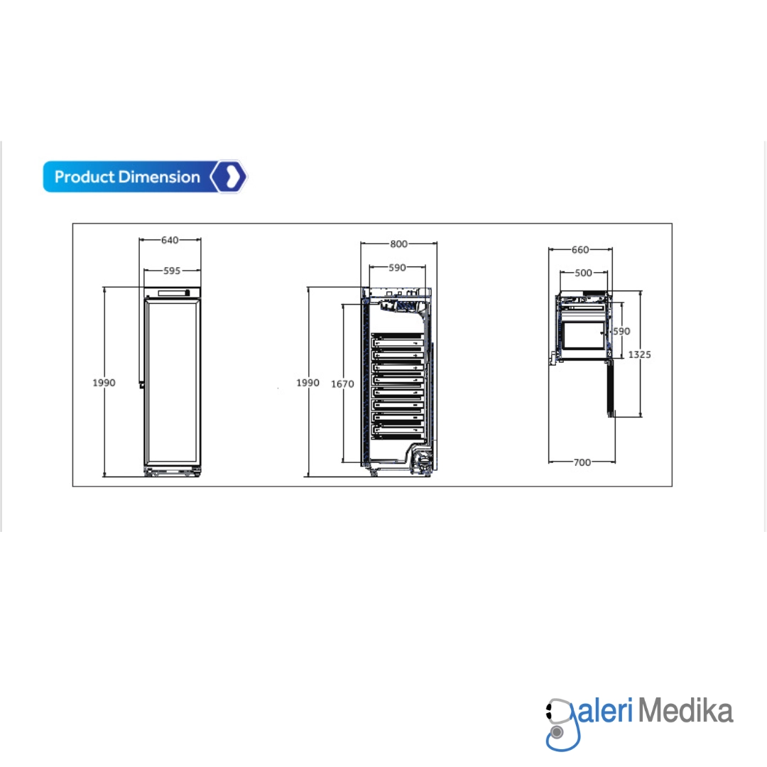 Kulkas Farmasi 461 Liter Haier HYC-461FD Pharmaceutical Refrigerator Single Solid Door Kulkas Farmasi 461 Liter Haier HYC-461FD Pharmaceutical Refrigerator Single Solid Door