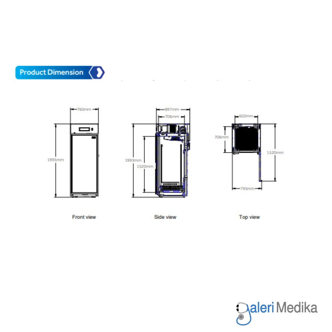 Kulkas Farmasi Haier HYC-639 Pharmaceutical Refrigerator Single Glass Door Kulkas Farmasi Haier HYC-639 Pharmaceutical Refrigerator Single Glass Door