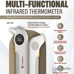 Coremedix AET 612 Thermometer Infrared Multifungsi Coremedix AET 612 Thermometer Infrared Multifungsi