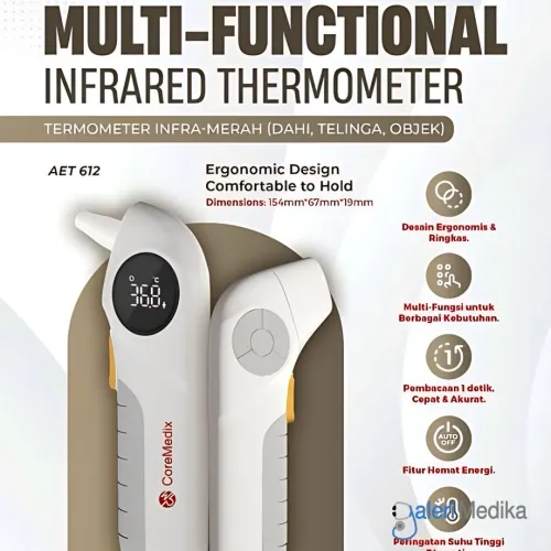 Coremedix AET 612 Thermometer Infrared Multifungsi