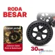 SPIRIT Kursi Roda Travel PORTABLE + HANDLE Lipat Tipis Roda All Terrain Wheelchair FSJ05 SPIRIT Kursi Roda Travel PORTABLE + HANDLE Lipat Tipis Roda All Terrain Wheelchair FSJ05