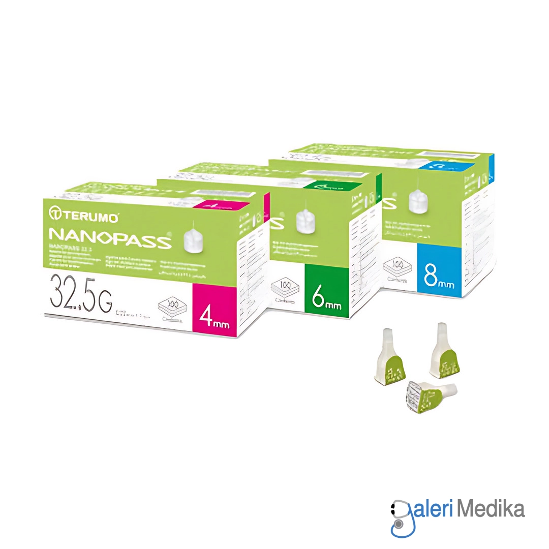Terumo Nanopass Jarum Insulin 32.5G 4mm Terumo Nanopass Jarum Insulin 32.5G 4mm