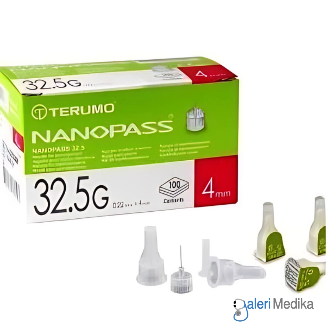 Terumo Nanopass Jarum Insulin 32.5G 4mm Terumo Nanopass Jarum Insulin 32.5G 4mm