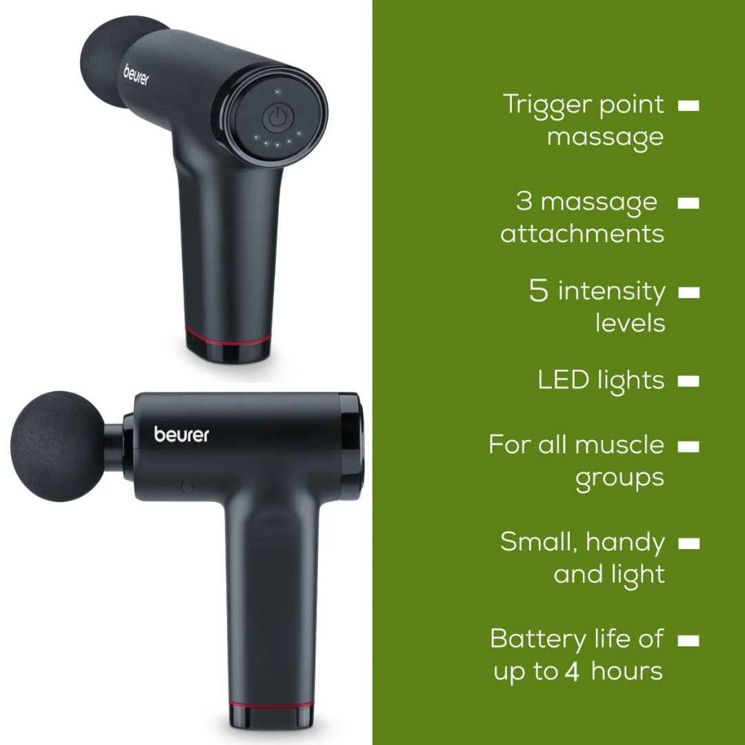 Alat Pijat Elektrik BEURER MG 89 Massage Gun CompactPower Rechargeable Alat Pijat Elektrik BEURER MG 89 Massage Gun CompactPower Rechargeable
