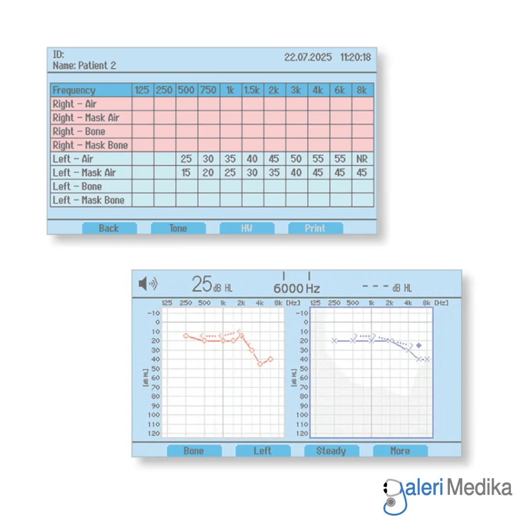 MAICO MA 28 Audiometer Skrining Portabel dengan AC & BC