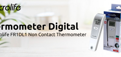 Review Termometer Digital Microlife FR1DL1, Mengukur Suhu Tubuh Dalam Hitungan Detik