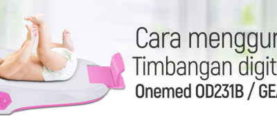 Cara menggunakan Timbangan digital bayi onemed OD231B/ER7210 GEA