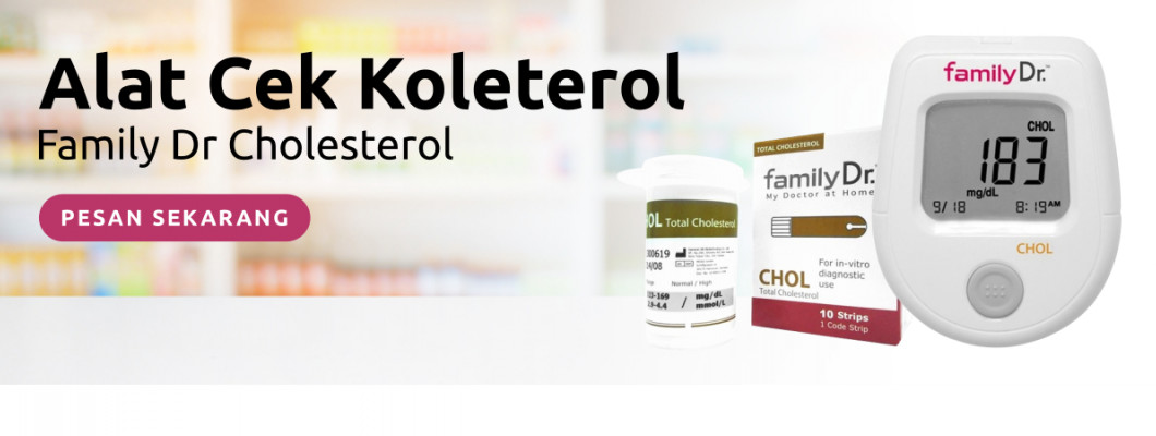 Cek Kadar Kolestrol Sendiri di Rumah dengan Family Dr Cholesterol Meter