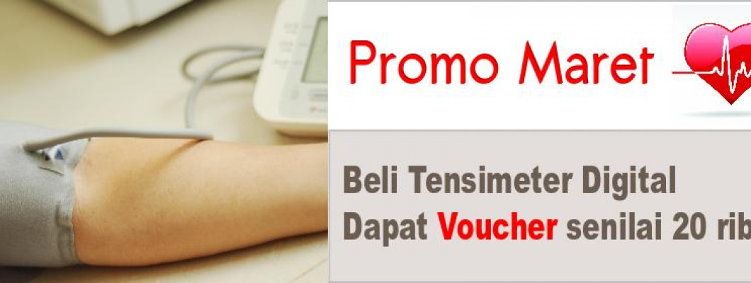 Promo Beli Tensimeter Digital Dapat Voucher