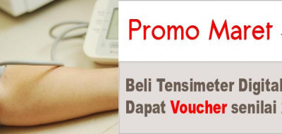 Promo Beli Tensimeter Digital Dapat Voucher