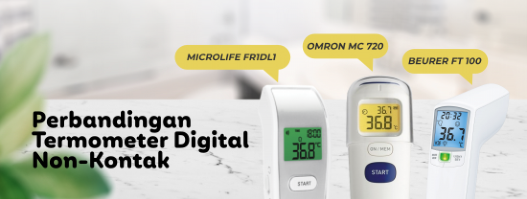 Microlife FR1DL1 vs Omron MC 720 vs Beurer FT 100 - Perbedaan Termometer Digital Non Kontak 