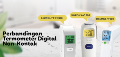 Microlife FR1DL1 vs Omron MC 720 vs Beurer FT 100 - Perbedaan Termometer Digital Non Kontak 