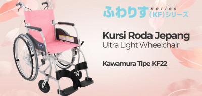 Review Kursi Roda Kawamura Fuwaris KF22, Paling Ringan Hanya 9,6 kg 