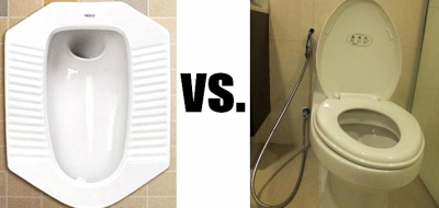 Perbandingan Toilet Duduk dengan Toilet Jongkok dan Rekomendasi Commode Chair
