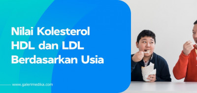 Nilai Kolesterol HDL dan LDL Berdasarkan Usia