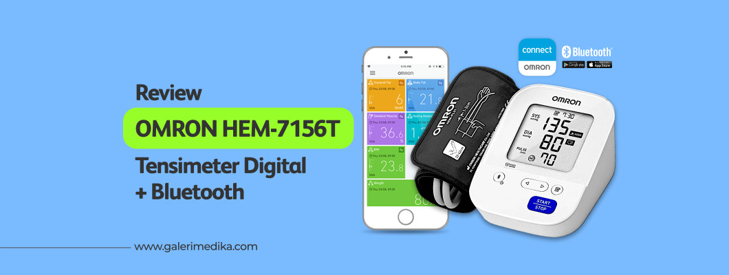 Review Omron HEM-7156T Tensimeter Digital dengan Bluetooth