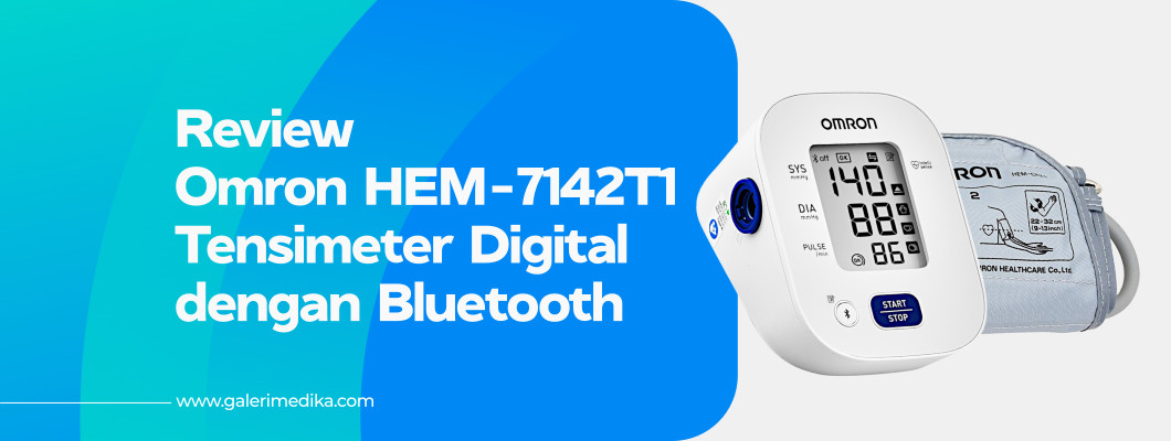 Review Omron HEM-7142T1 Tensimeter Digital dengan Bluetooth