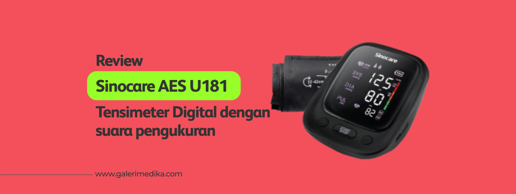 Review Sinocare AES U181 Tensimeter Digital dengan Suara