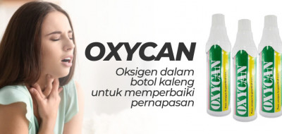 Oxycan, Oksigen Dalam Botol Kaleng Untuk Memperbaiki Pernapasan