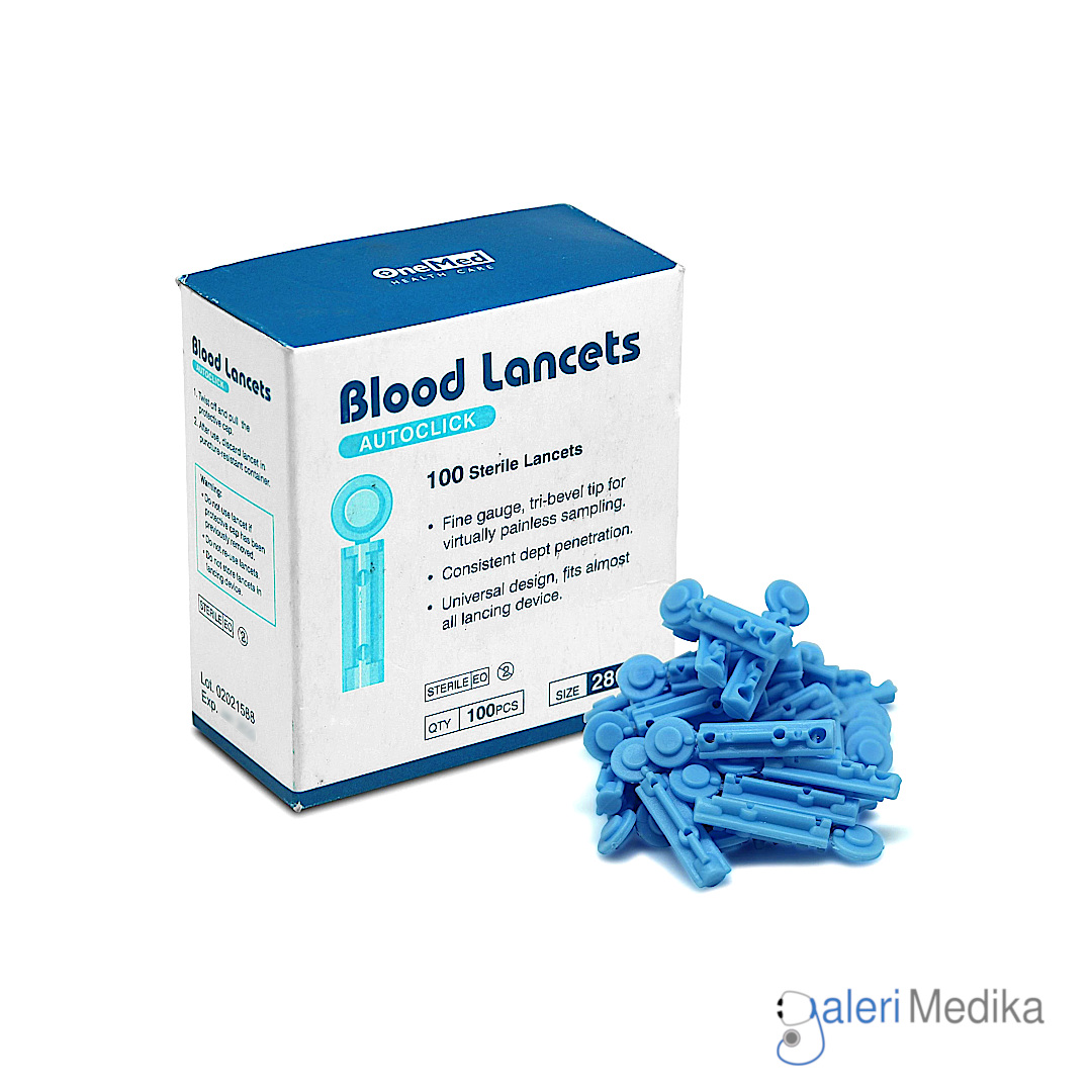 Sinocare Sinodraw Blood Lancet 28G Isi 50pcs