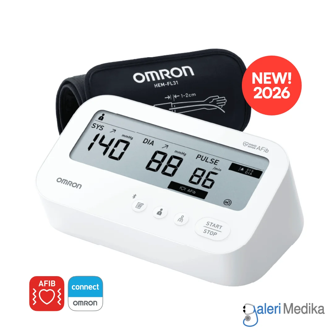 Omron IQ BT HEM-7194T1-FL Tensi Digital DUAL USER Deteksi AFIB + Bluetooth Connect Smartphone