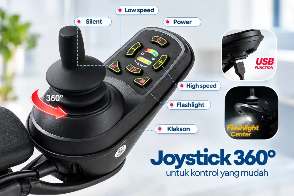 joystick kursi roda