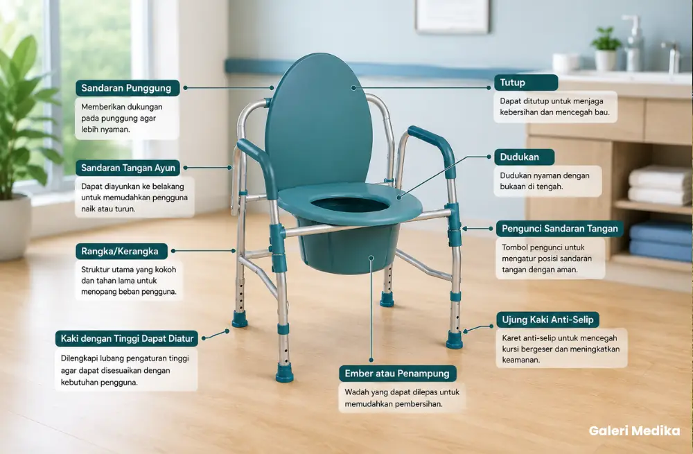Kapan Seseorang Membutuhkan Kursi Commode? Kenali Tanda-Tandanya Sejak Dini