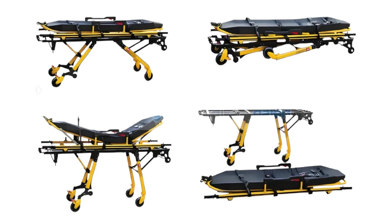 Brankar Ambulans GEA YDC 3FWF Stretcher For Ambulance