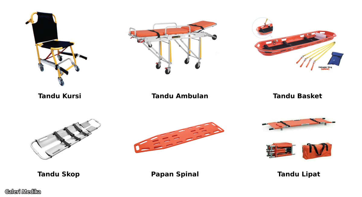 Jenis-Jenis Tandu Darurat Untuk Evakuasi Korban