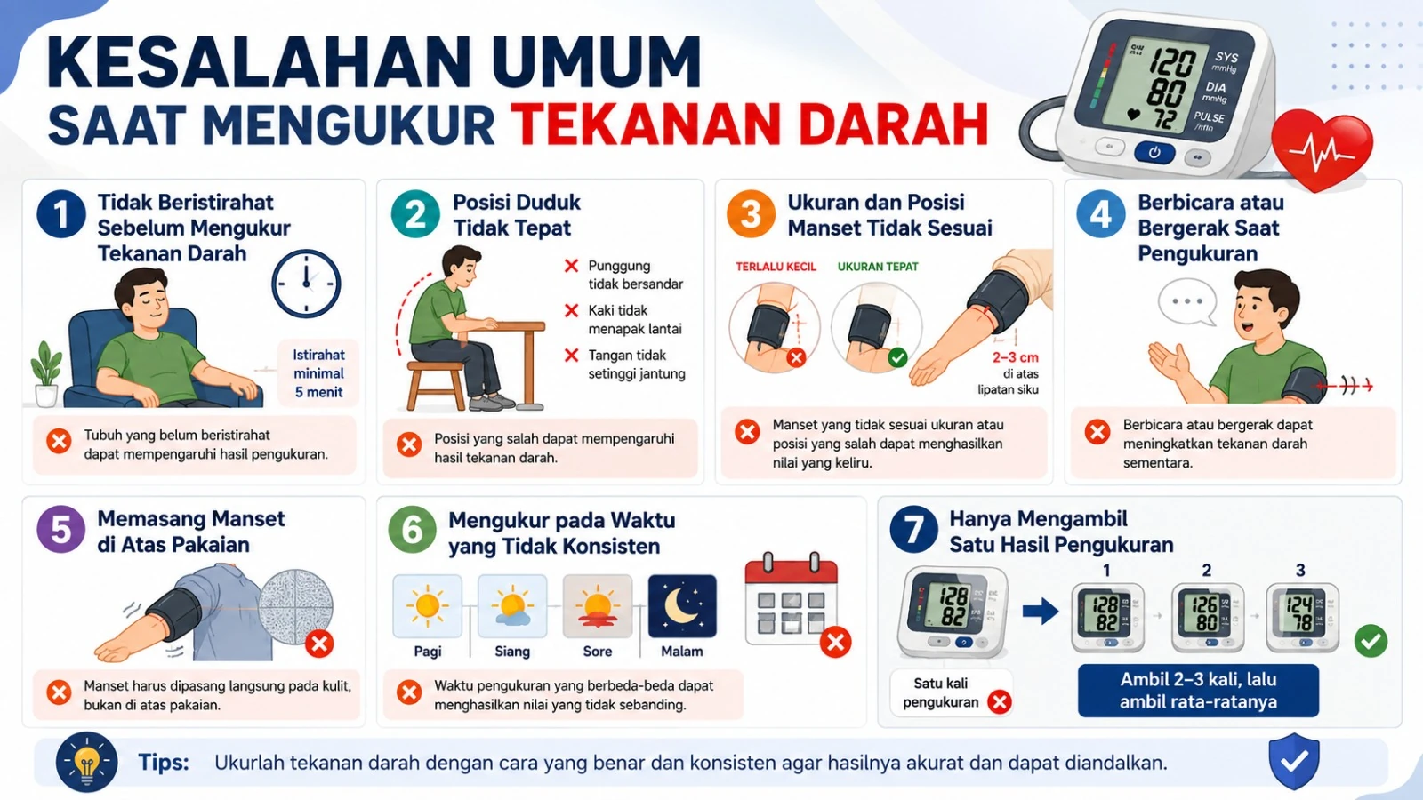 Kesalahan Tensimeter