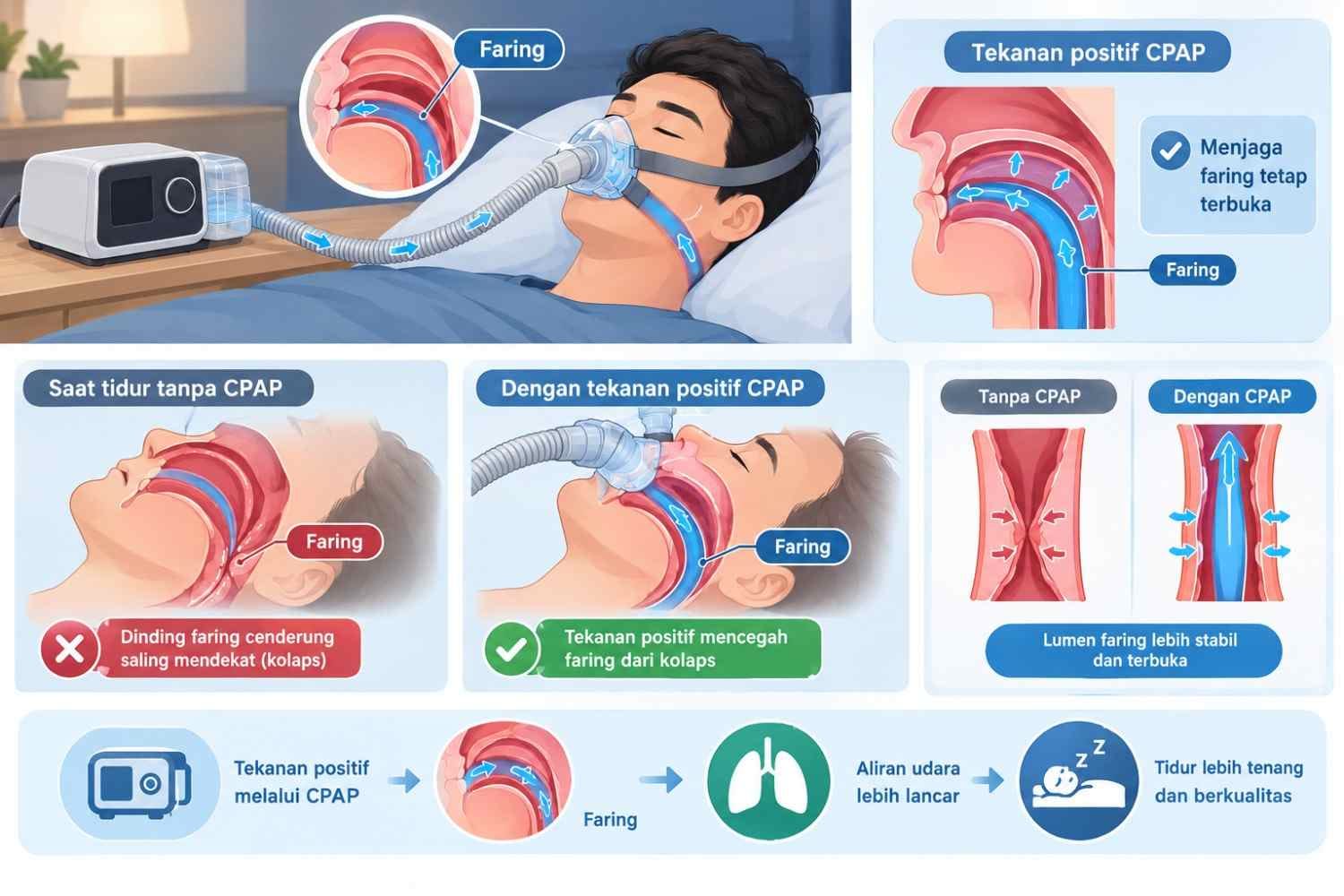 Cara Kerja CPAP