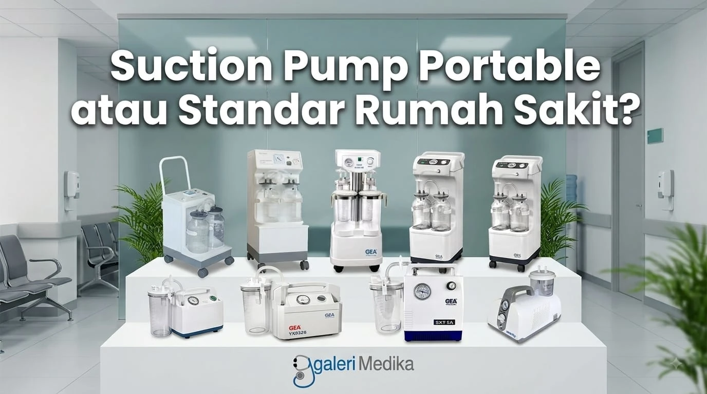 Bedanya Suction Pump Portable dan Standar Rumah Sakit: Mana yang Cocok untuk Anda?